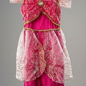 Pink and Gold Kids Princess /genie Costume